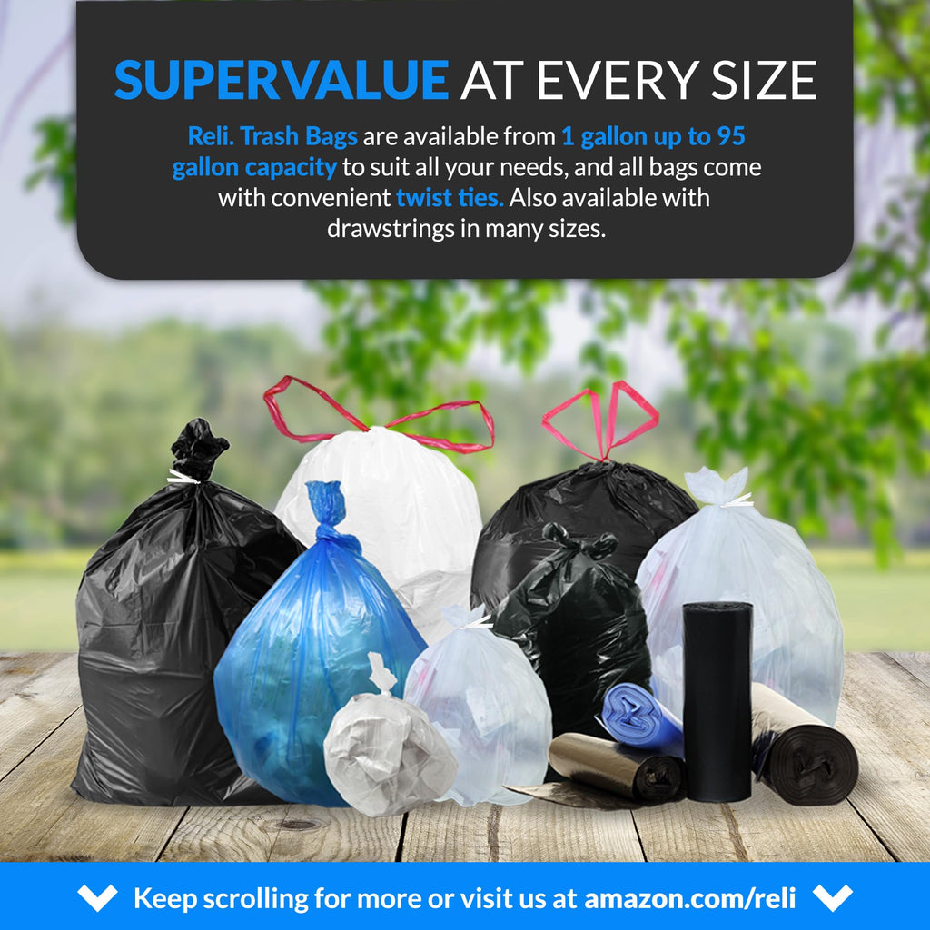 65 Gallon Heavy Duty Trash Bags J3441