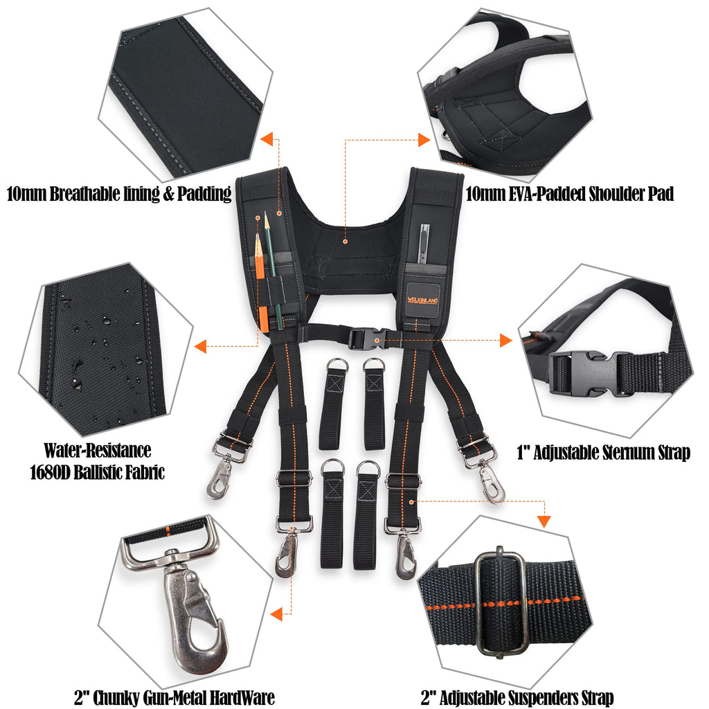 Padded Tool Belt Suspenders F285