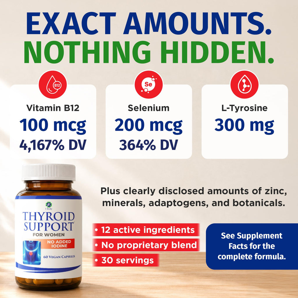 60 Vegan Thyroid Support Capsules S1827
