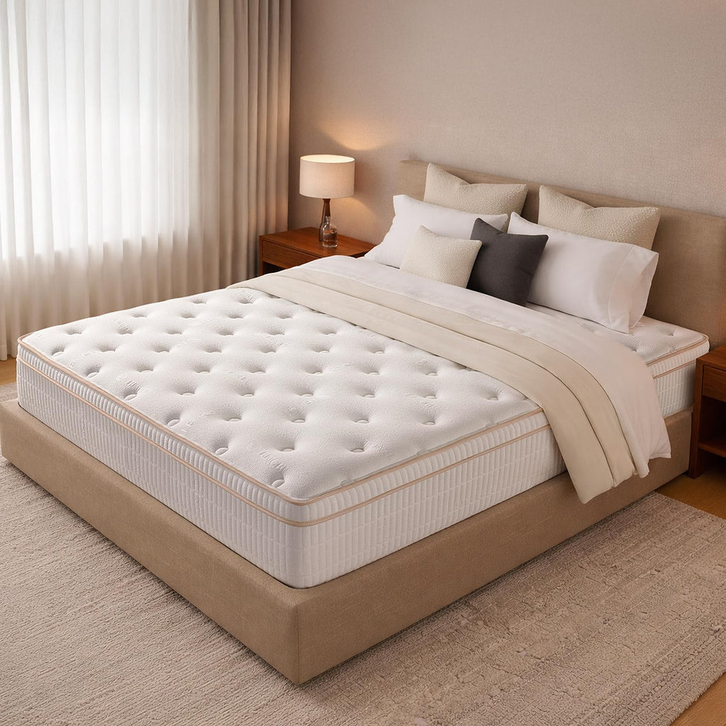 Full Size 12 Inch Medium Firm Hybrid Mattress B860