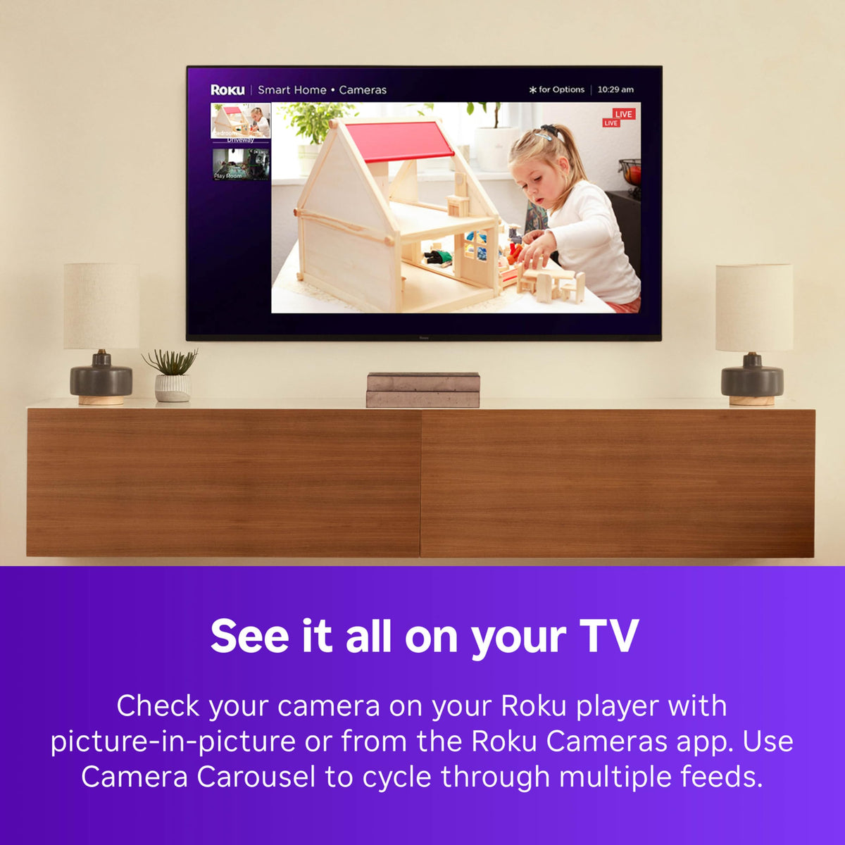HD Streaming Device with Voice Remote & 1080p HD Security Camera with Night Vision M890867