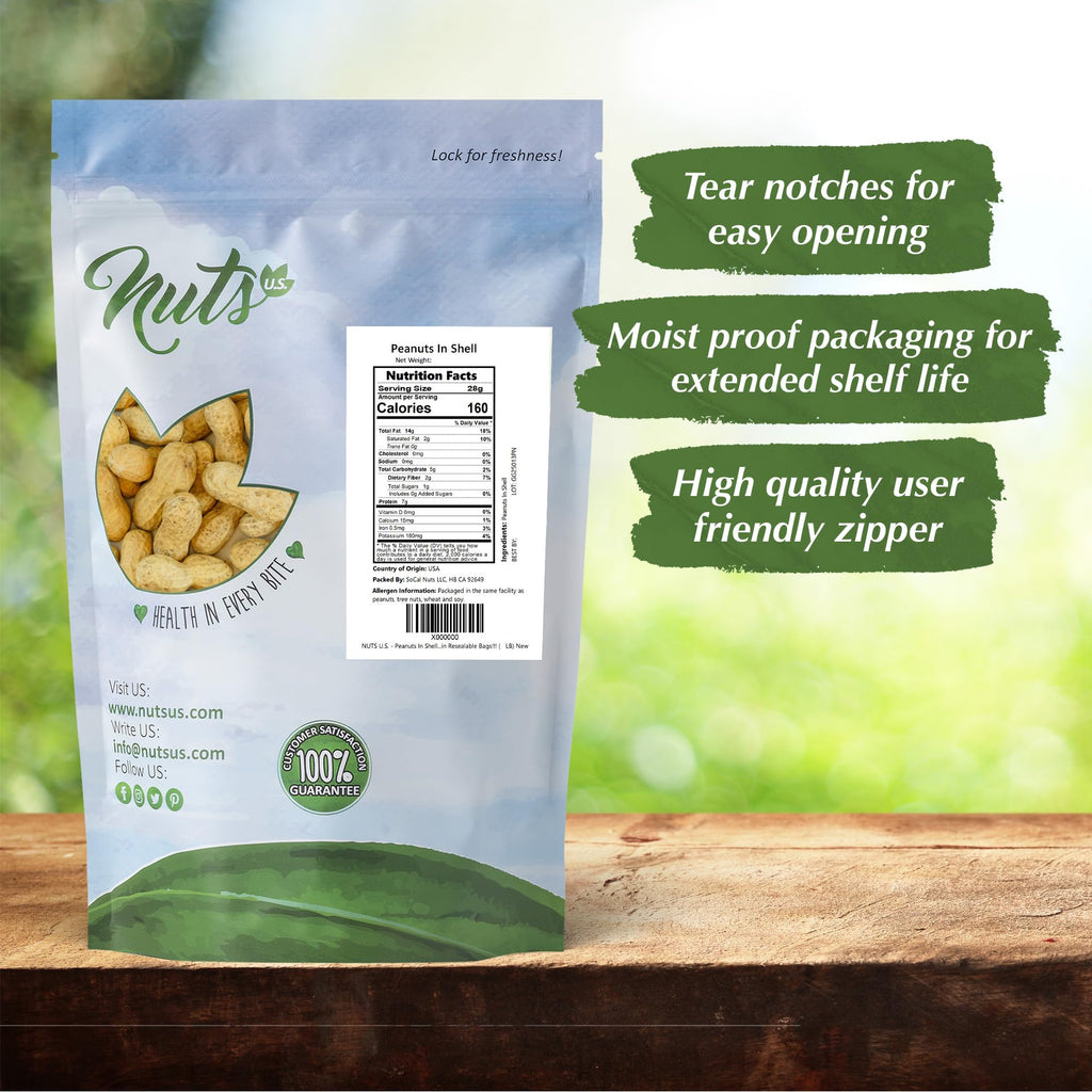 Whole In Shell Unsalted Peanuts 2 LBS B971806