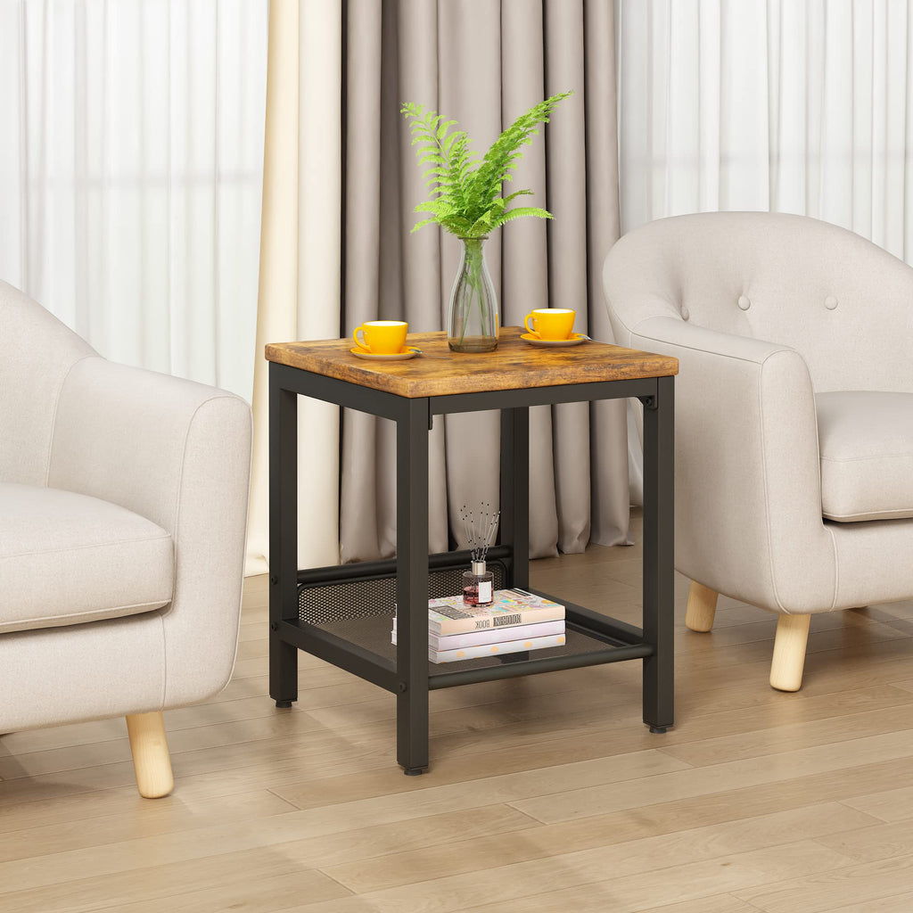 3 Pieces Coffee Table Set with 2 End Side Tables A581050
