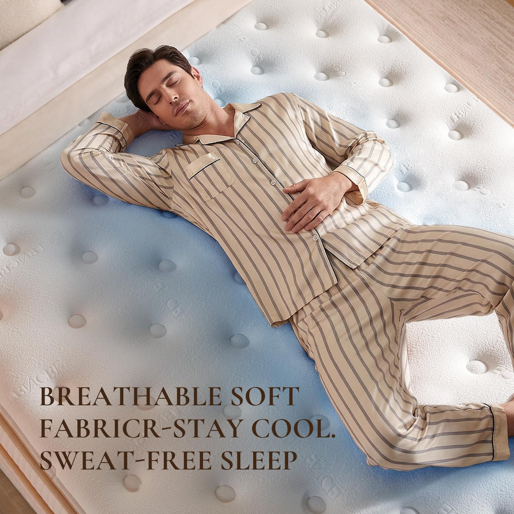 Full Size 12 Inch Medium Firm Hybrid Mattress B860