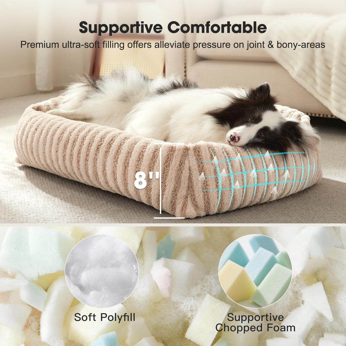 Medium Washable Dog Bed with Removable Cover R427186