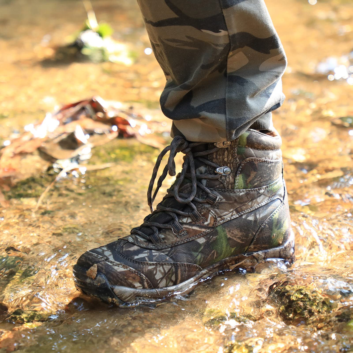 Camo Waterproof Lightweight Hunting Shoes K6235
