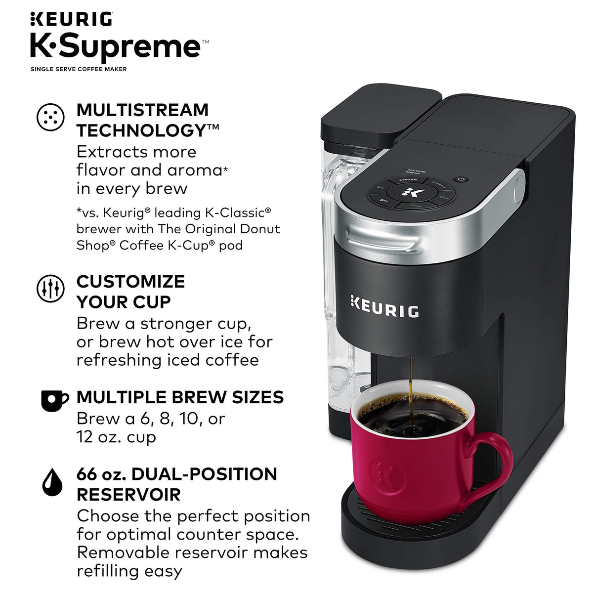 Single Serve K-Cup Pod Coffee Maker V692