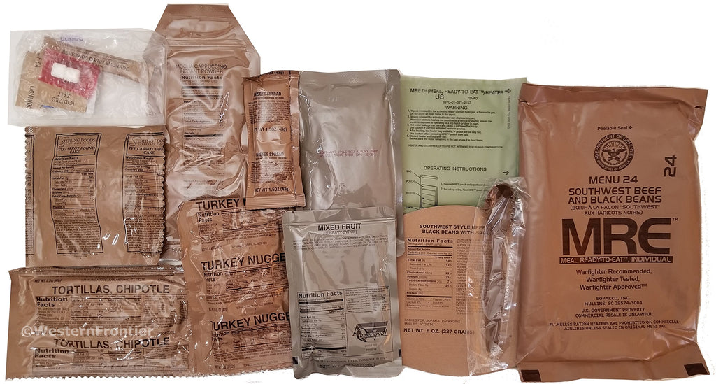 12 Meals Military Surplus Meal Ready to Eat S42208