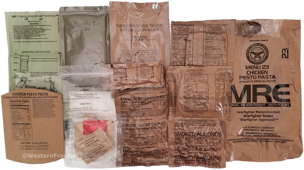 12 Meals Military Surplus Meal Ready to Eat S42208
