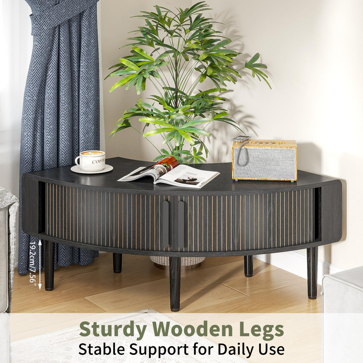 44 Inch Curved Corner TV Stand A501759