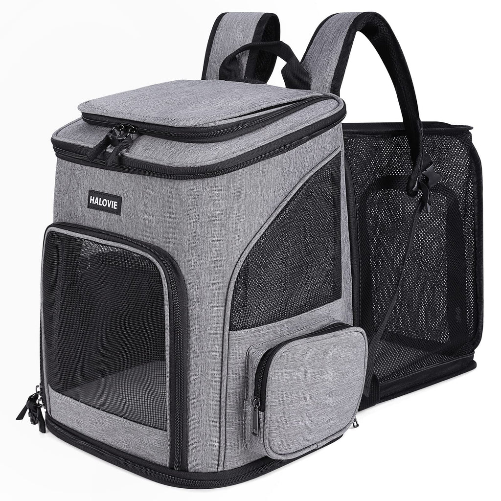 Expandable Breathable Mesh Pet Carrier Backpack C32447