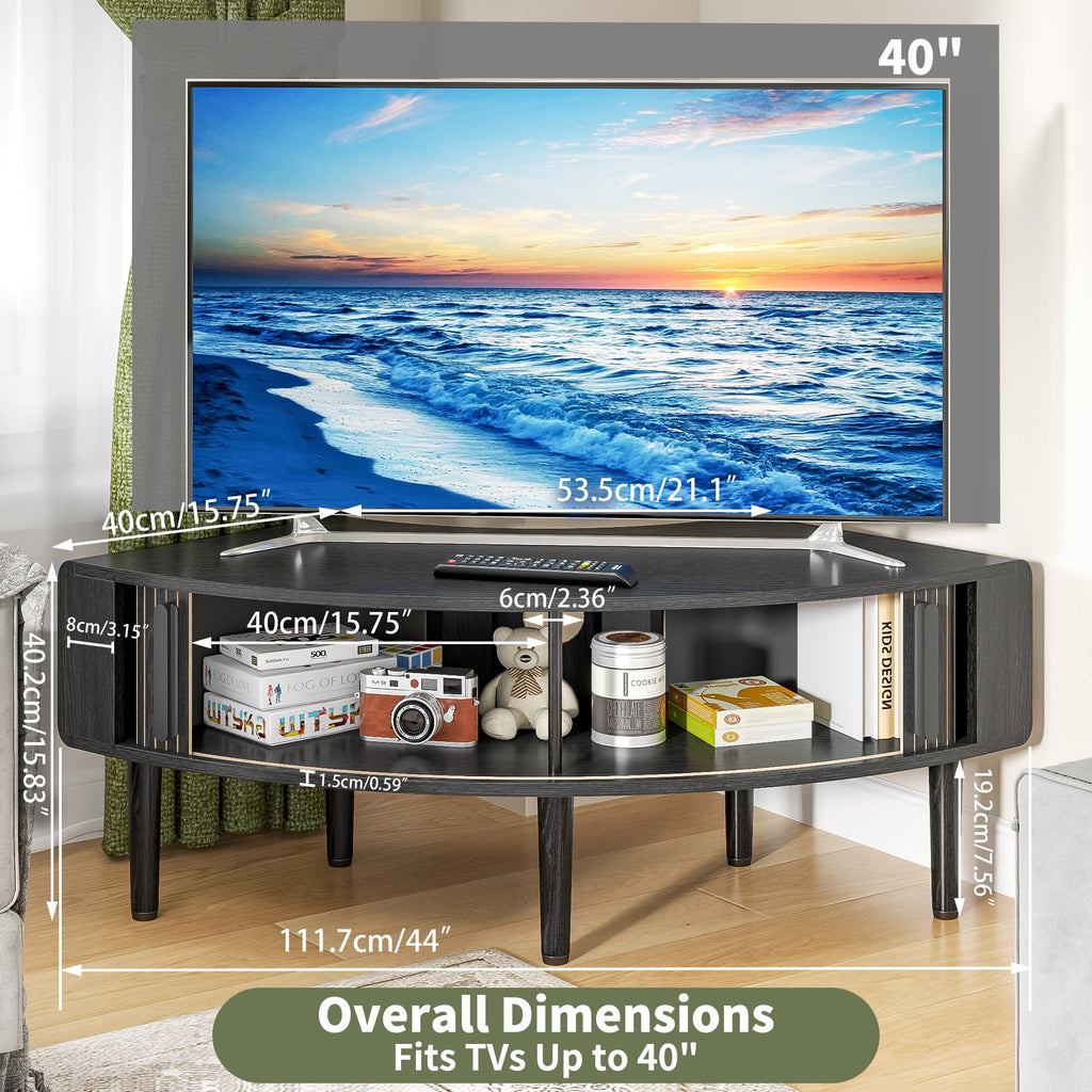 44 Inch Curved Corner TV Stand A501759